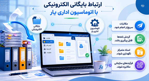 ارتباط بایگانی الکترونیکی با اتوماسیون اداری یار