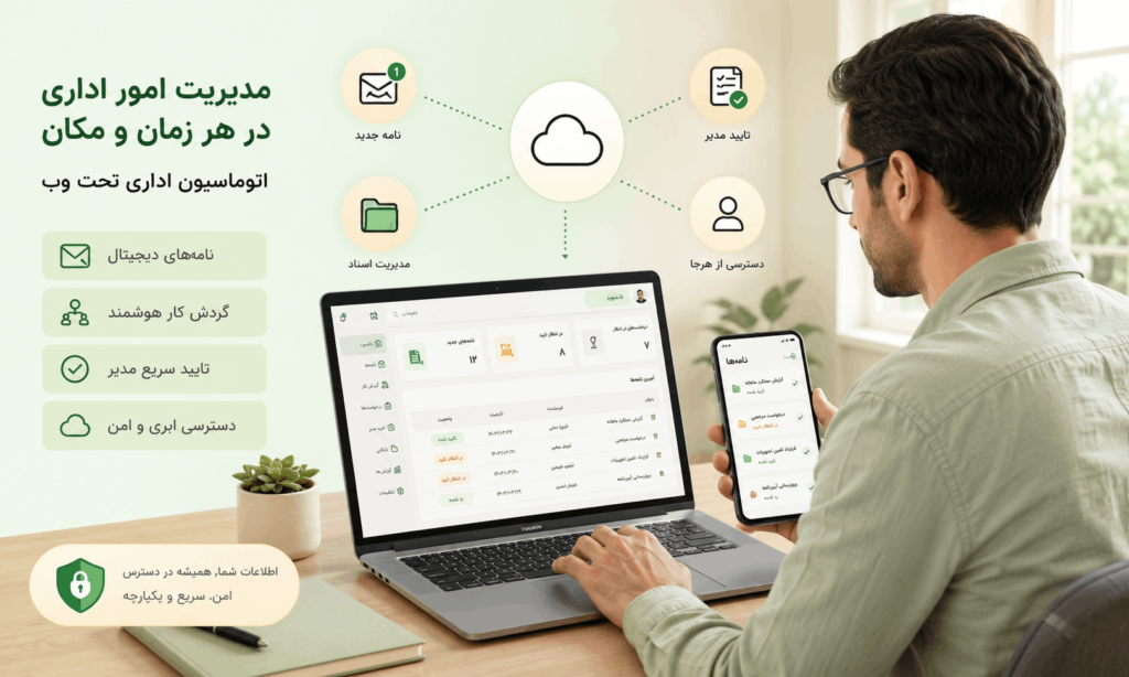 انجام امور اداری بدون نیاز به حضور فیزیکی