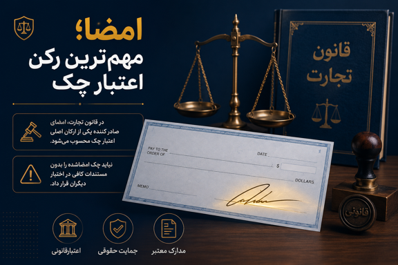 چک سفید امضا در قانون تجارت
