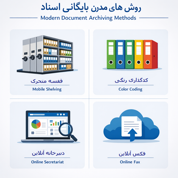 اصول و روش های نوین بایگانی اسناد