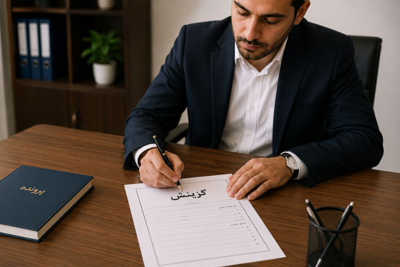 نمونه فرم زندگینامه گزینش اموزش و پرورش تکمیل شده