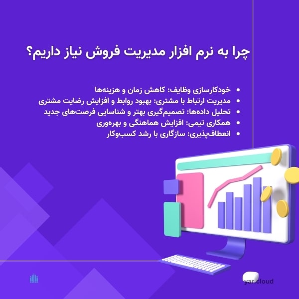 مزایای نرم افزار مدیریت فروش