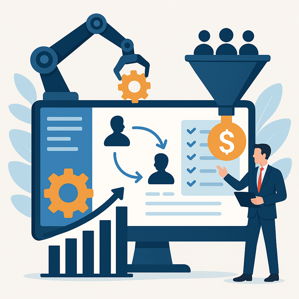 قابلیت اتوماسیون فرآیندهای فروش در نرمافزارهای فروش