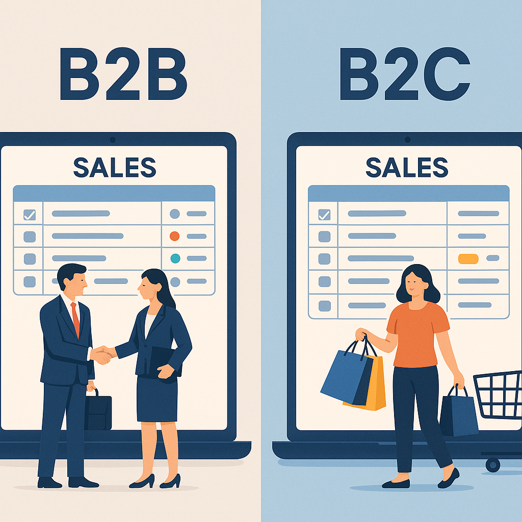 کسب‌وکارهای B2B و B2C